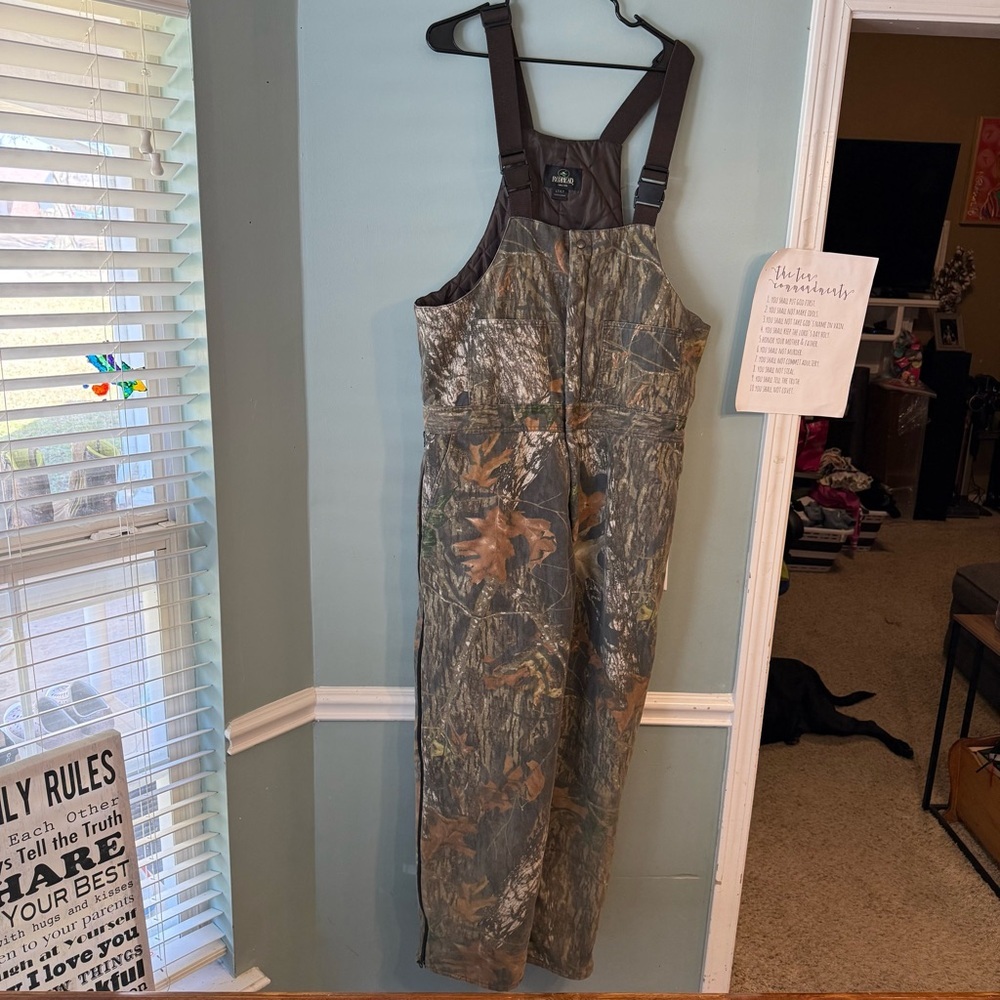 RedHead Camouflage insulated overalls bibs Jumpsuit size large tall